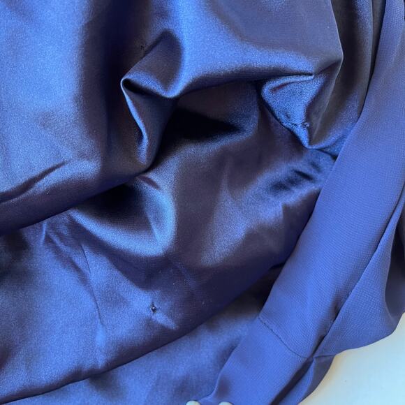 Express Color Block Sheath Dress Size 4 Pink Purple Square Neck Chiffon Fairy - Picture 9 of 15